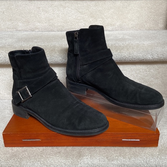 aquatalia bree suede weatherproof ankle boots - Picture 2 of 15